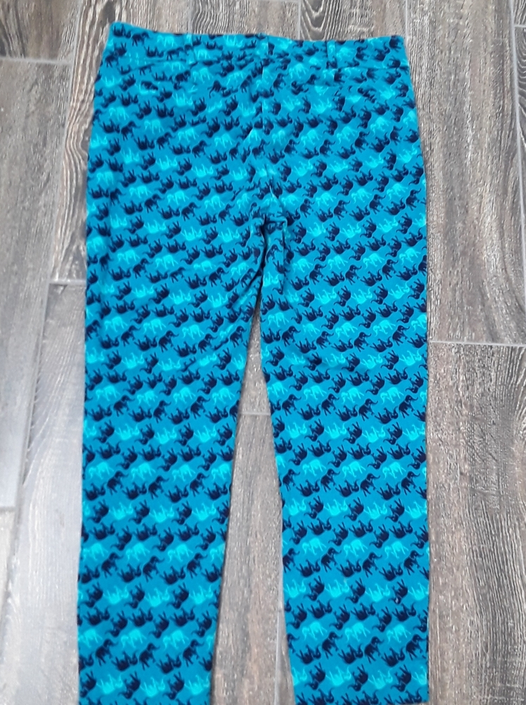 NYC Jeans Blue Elephant Print  size 10